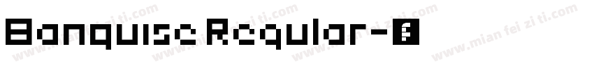 Banquise Regular字体转换